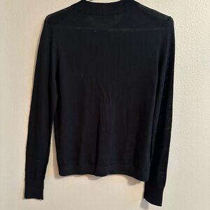 Loft black button up sweater